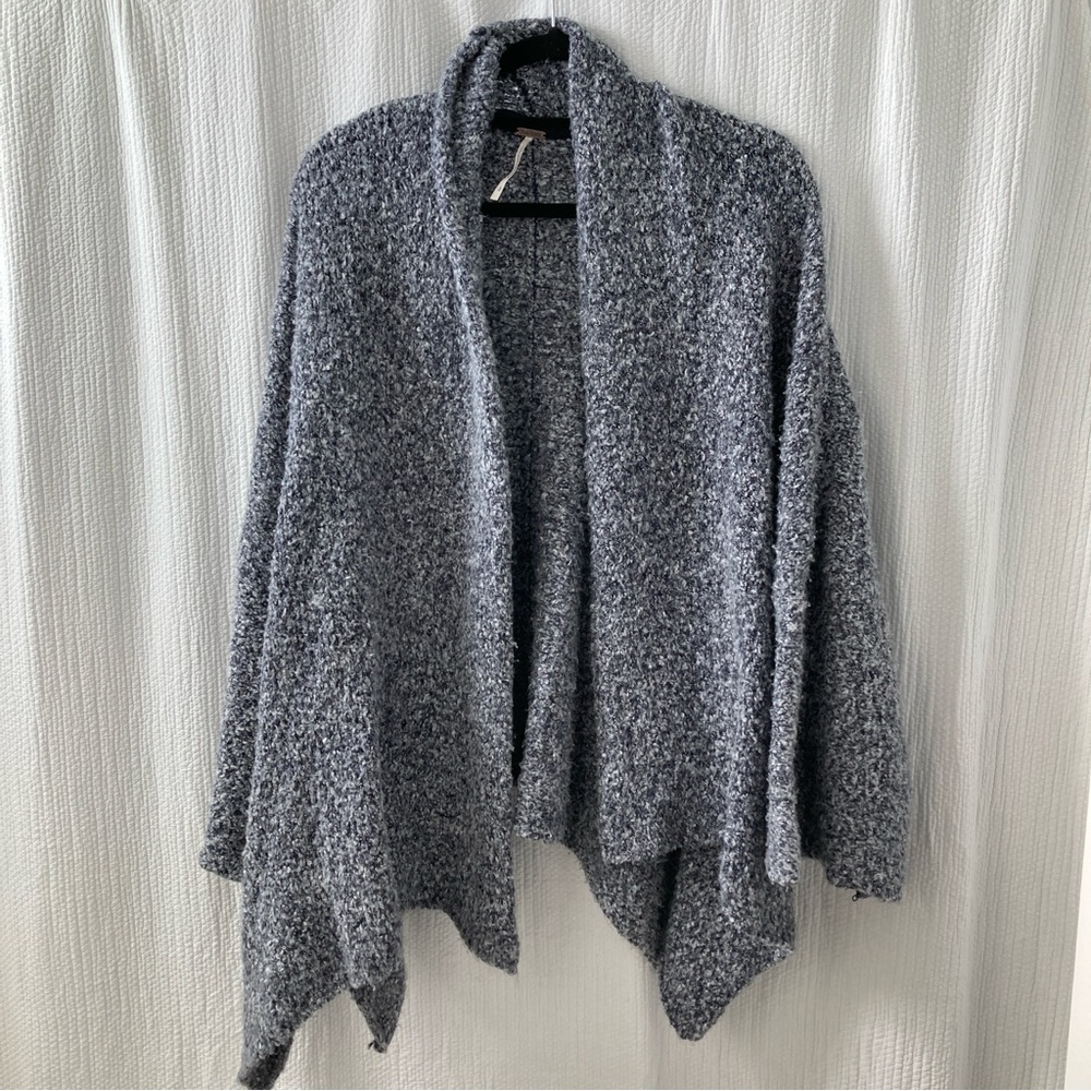 Gray Free People BFF Cardigan